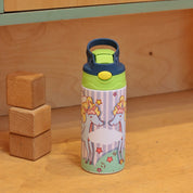 Insulated Steel Sipper Bottle (350ml) - Unicorn Splash
