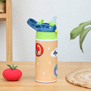 Insulated Steel Sipper Bottle (350ml) - Yellow