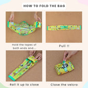 Yellow Alphabet Animal Magic Sack Bag
