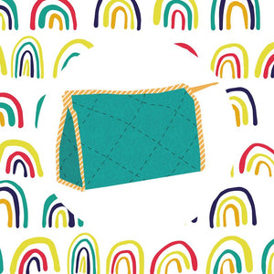 3-Zip Toiletries Kit - Rainbow