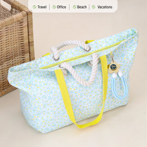 Blue Summer Big Girl Tote