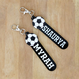 Personalised Soccer Acrylic Keychain