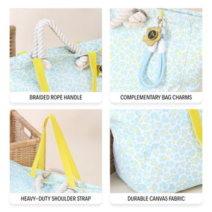 Blue Summer Big Girl Tote