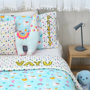 Blue Llama Comforter