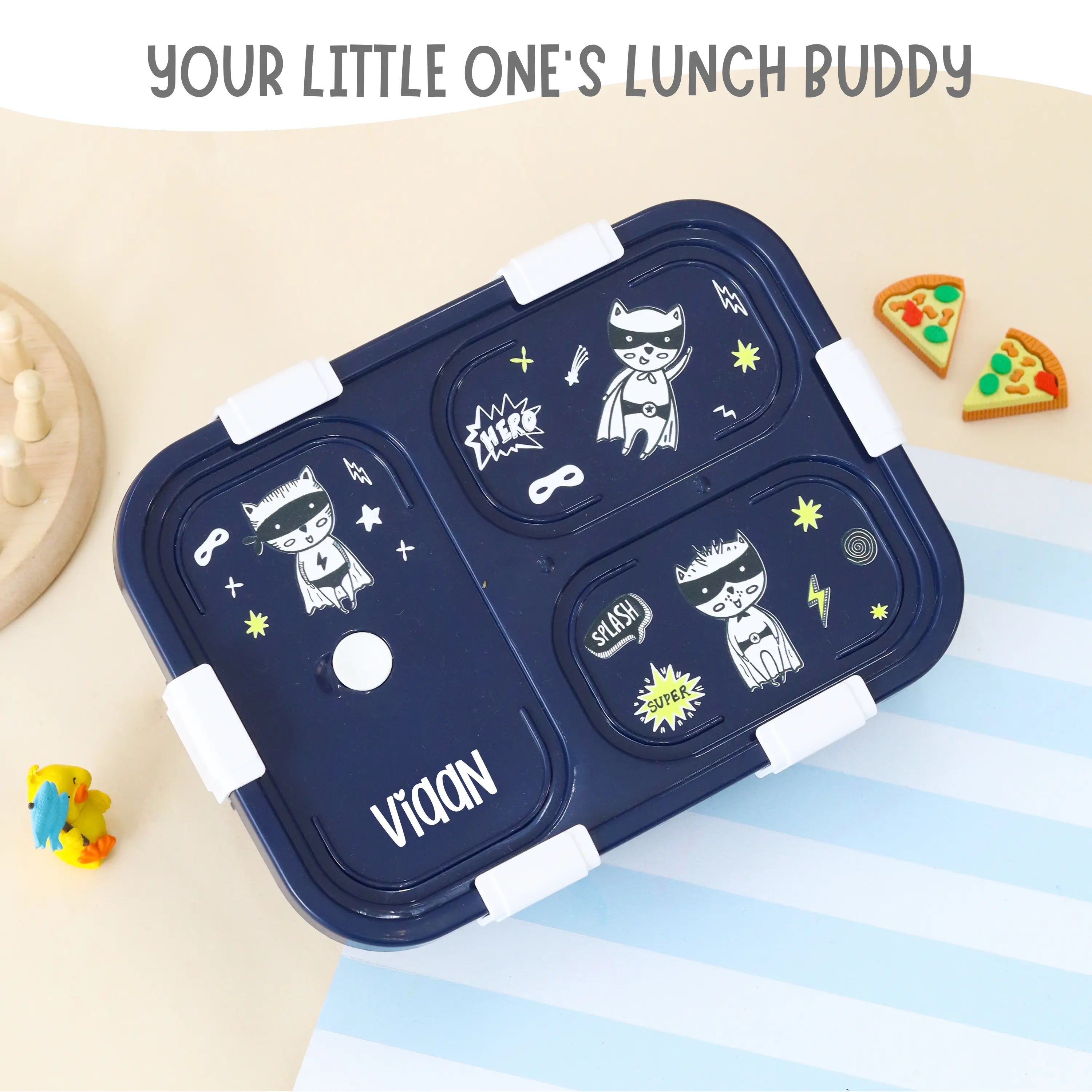 Comic Cat Lunch Box
