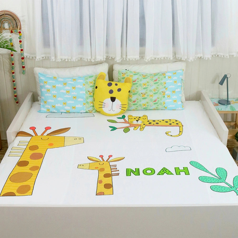 Lazy Zoo Bedsheet Set