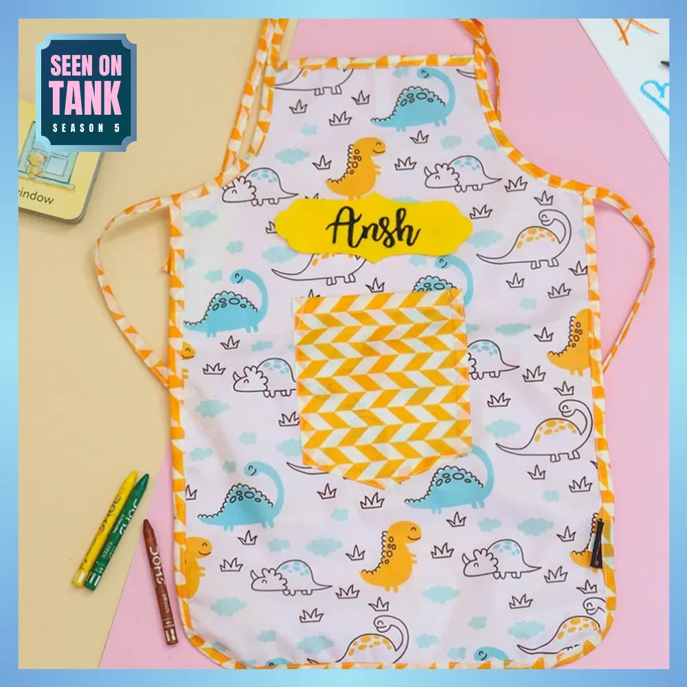 Dinosaur Waterproof Art Apron