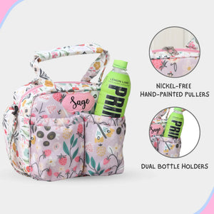 Lilac Garden Insulated Tiffin Bag