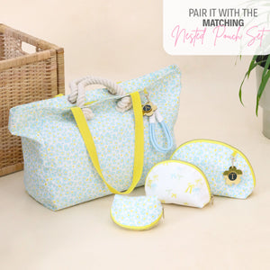 Blue Summer Big Girl Tote