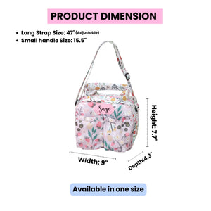 Lilac Garden Insulated Tiffin Bag
