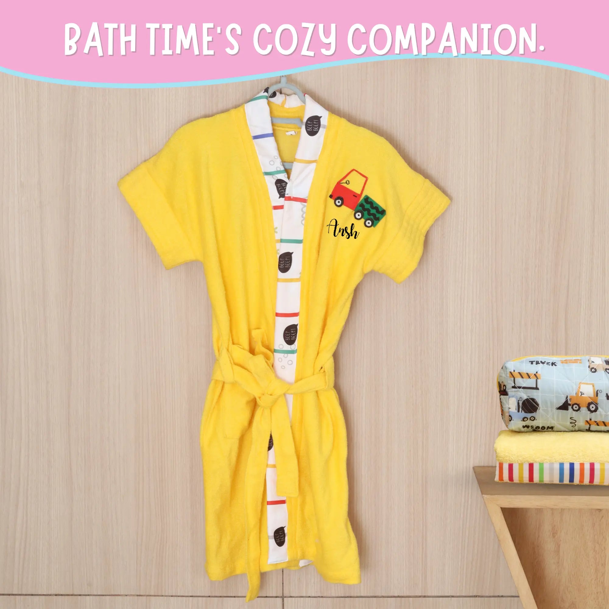 Beep Beep Car Bathrobe