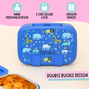 Wild Tribe Double Lock Bento Box