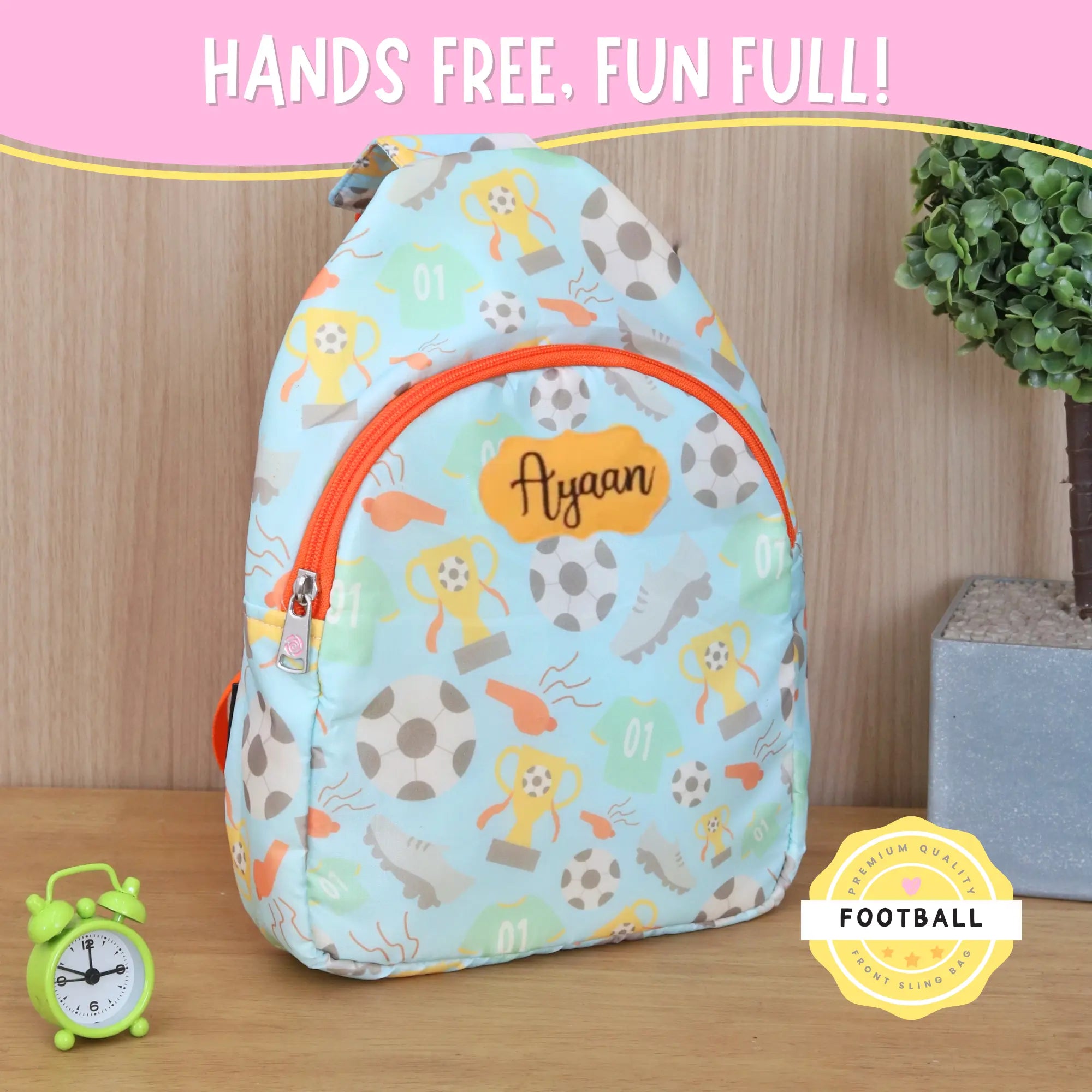 Football Champ Front Sling Bag