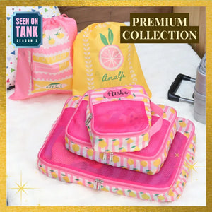 Capri Pink 5 Piece Packing Cube Set