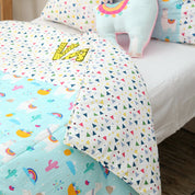 Blue Llama Comforter