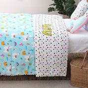Blue Llama Comforter