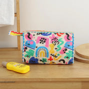 3-Zip Toiletries Kit - Abstract