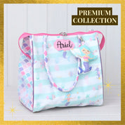 Aqua Girl Tote Bag