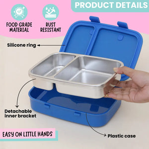 Wild Tribe Double Lock Bento Box