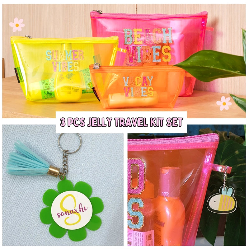 Pouches Jelly Travel Set