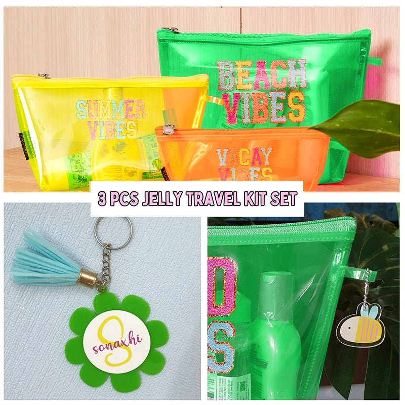 Pouches Jelly Travel Set