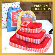 Sardinia Red 5 Piece Packing Cube Set