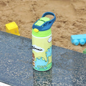 Insulated Steel Sipper Bottle (350ml) - Sunny Dino