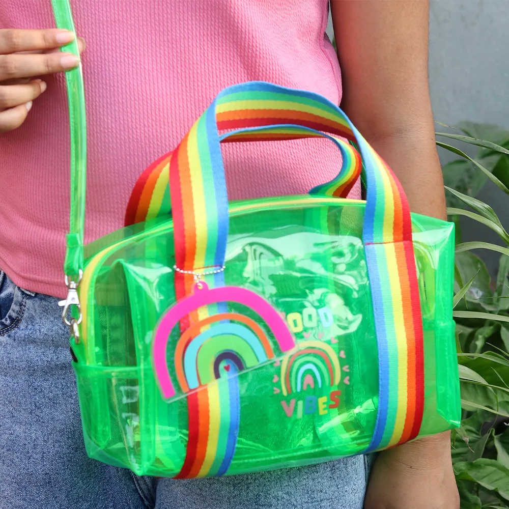 Rainbow Jelly Hand Bag