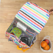 Abstract Insulated Lunch Bag
