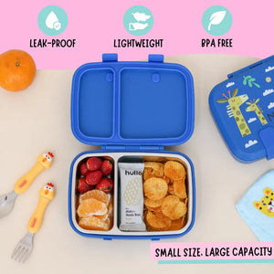 Lazy Zoo Double Lock Bento Box