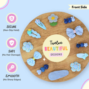 Sky Bloom Hairclip Set