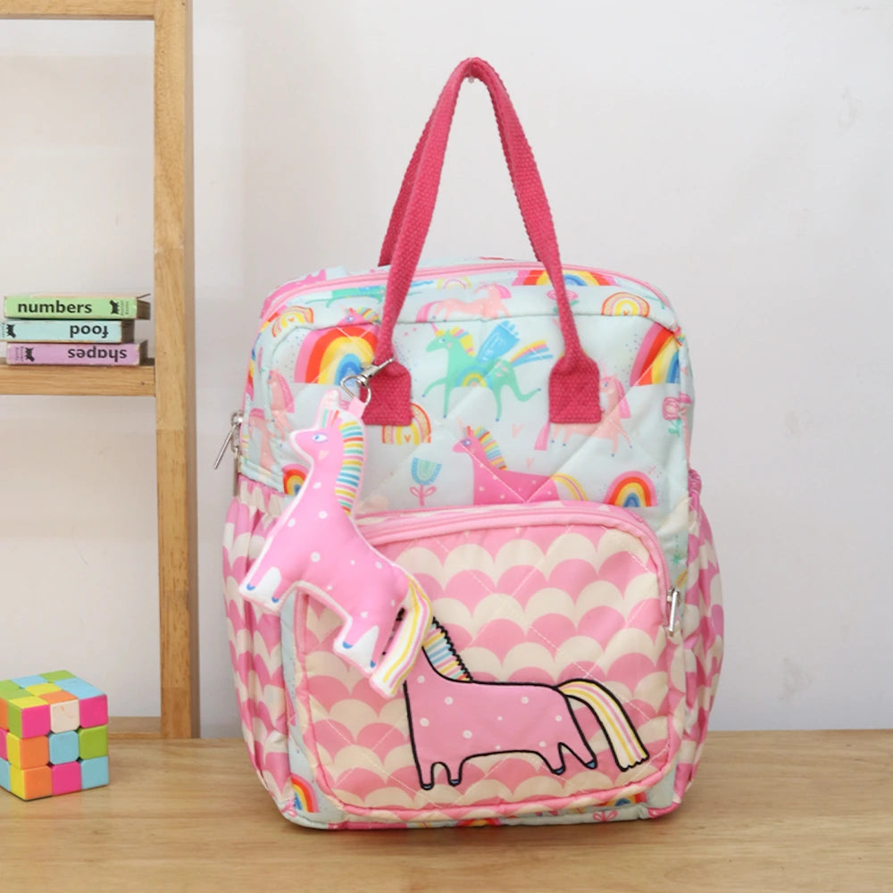 Blue Unicorn Box Backpack