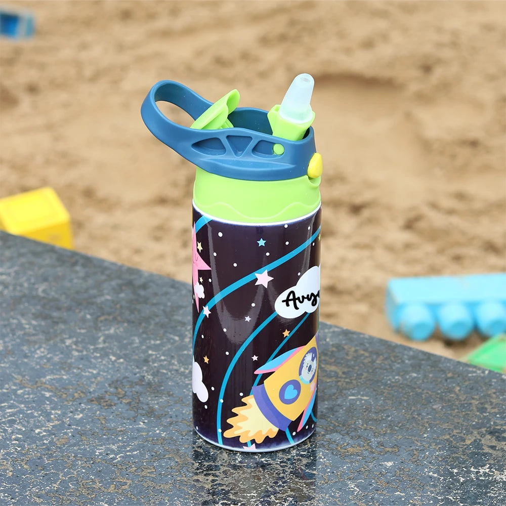 Insulated Steel Sipper Bottle (350ml) - Cosmic Quest