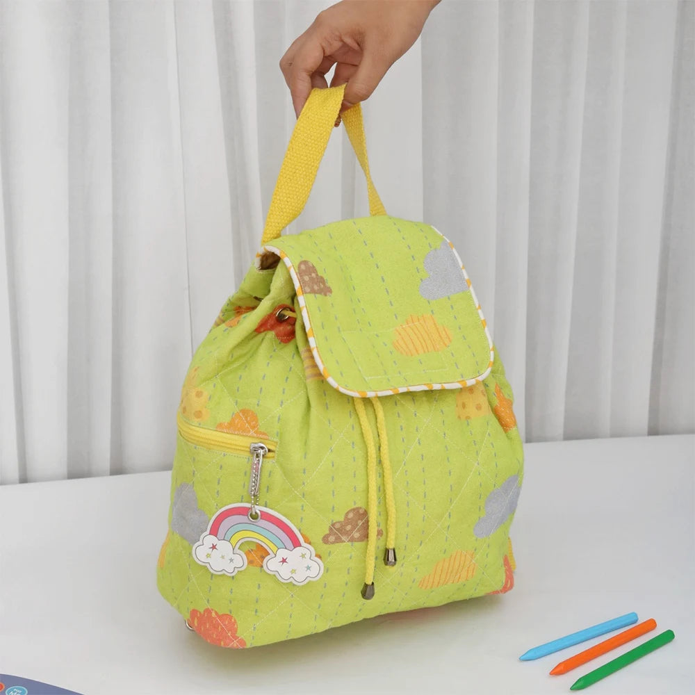 Green Clouds Rucksack Bag