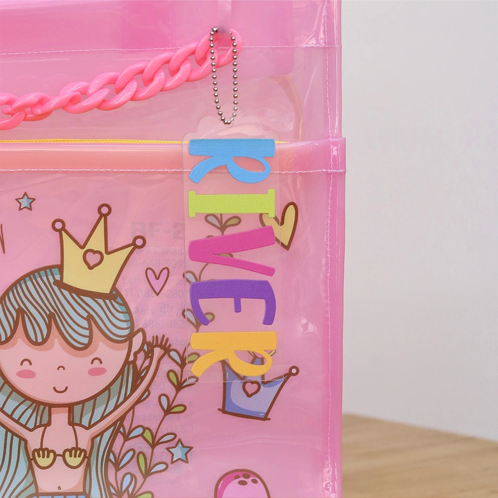 Mermaid Magic Double Pocket Jelly Tote Bag & Wet Pouch