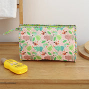3-Zip Toiletries Kit - Pink Hippo