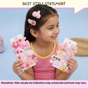 Pink Bloom Hairclip Set