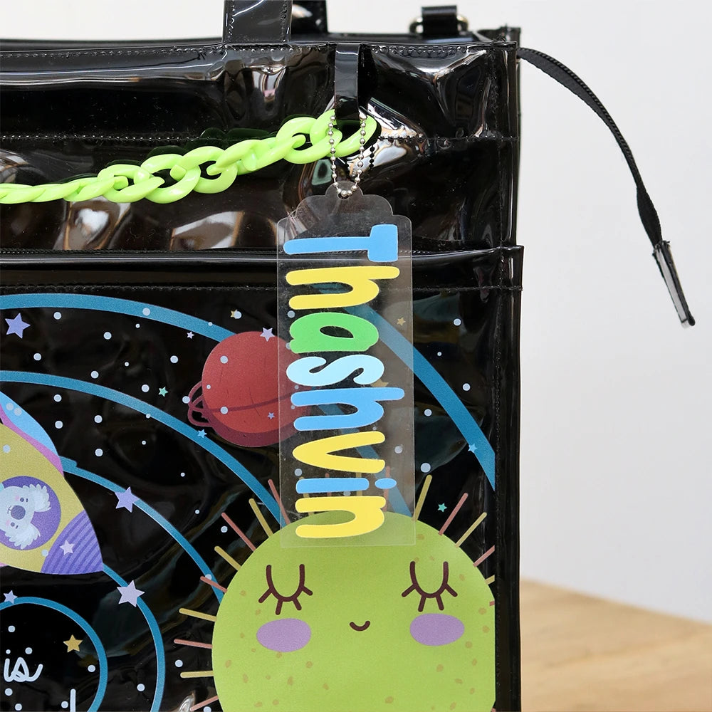 Cosmic Quest Double Pocket Jelly Tote Bag & Wet Pouch