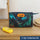 3-Zip Toiletries Kit - Blue Dino