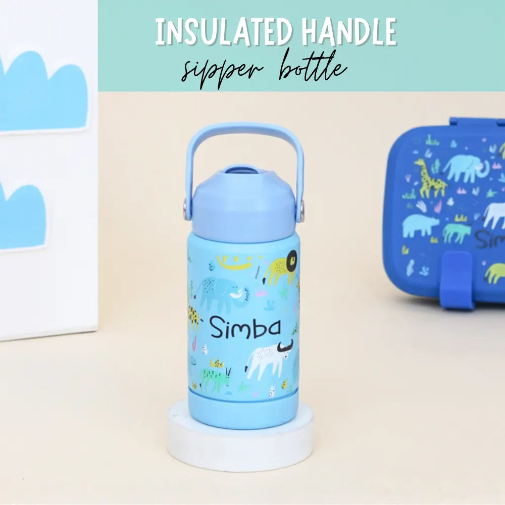 Wild Tribe Insulated Handle Sipper Bottle
