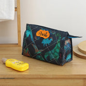 3-Zip Toiletries Kit - Blue Dino