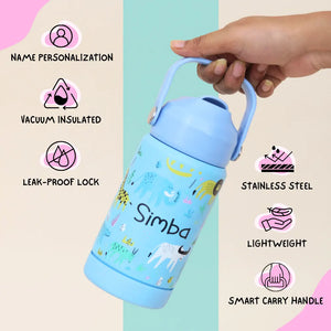 Wild Tribe Insulated Handle Sipper Bottle