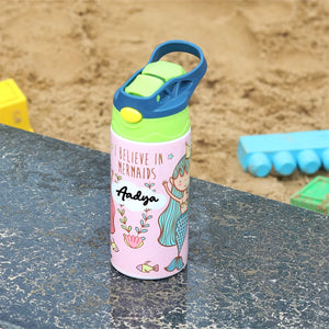 Insulated Steel Sipper Bottle (350ml) - Mermaid Magic