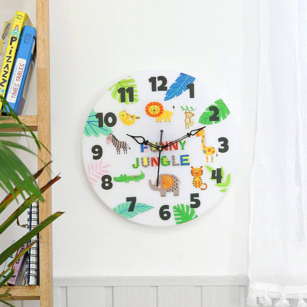 Funny Jungle Clock