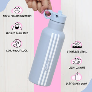 Grey Sports Sipper Bottle (500ml)