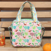 Pink Hippo Insulated Tiffin Bag