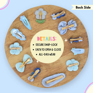 Sky Bloom Hairclip Set