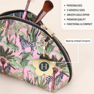Zebra Tropical Nested Pouch Set
