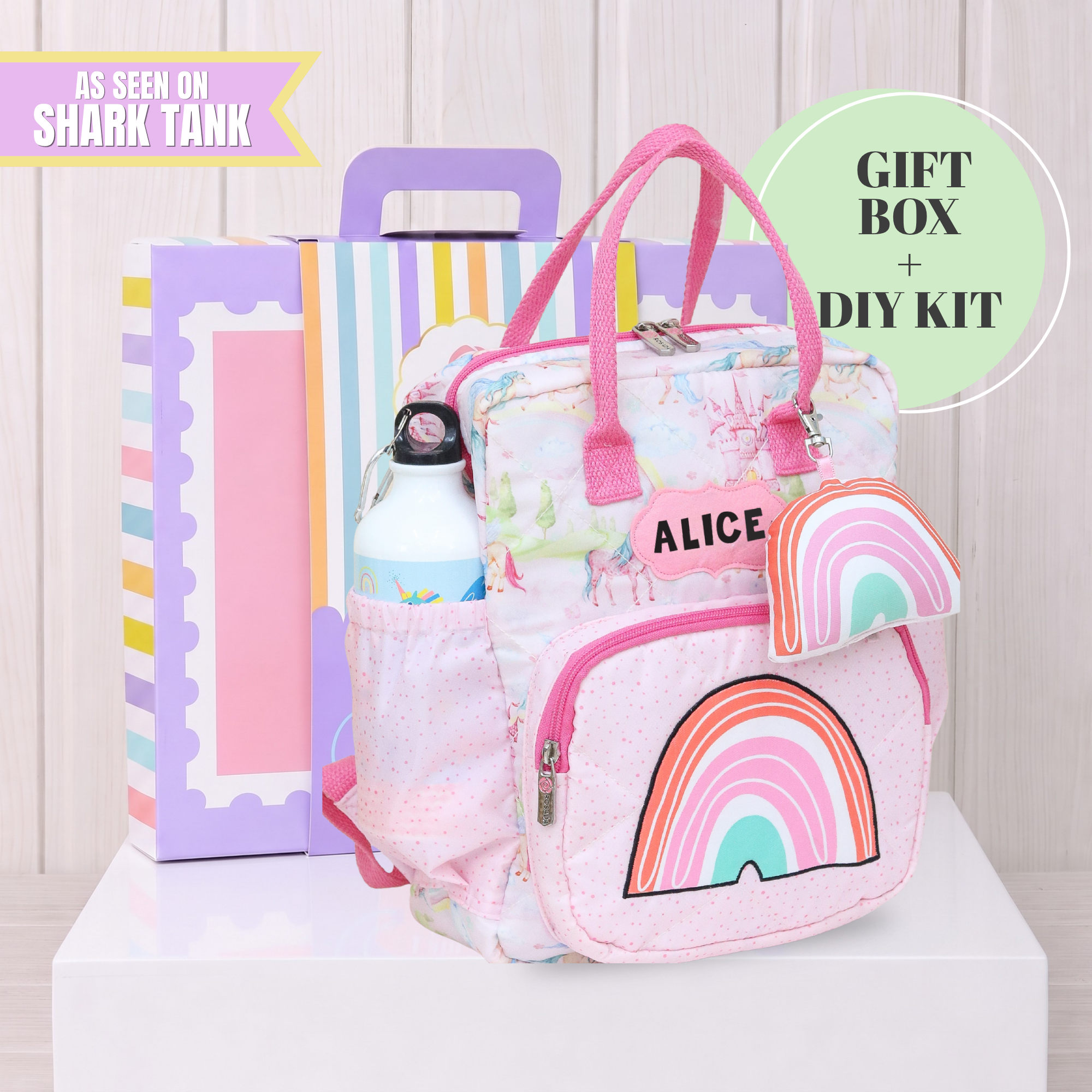 Diy Pink Unicorn Box Backpack