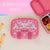 Pink Unicorn Double Lock Bento Box